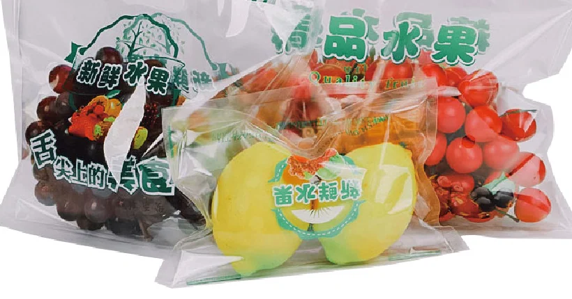 Fruit Produce Zip Bags