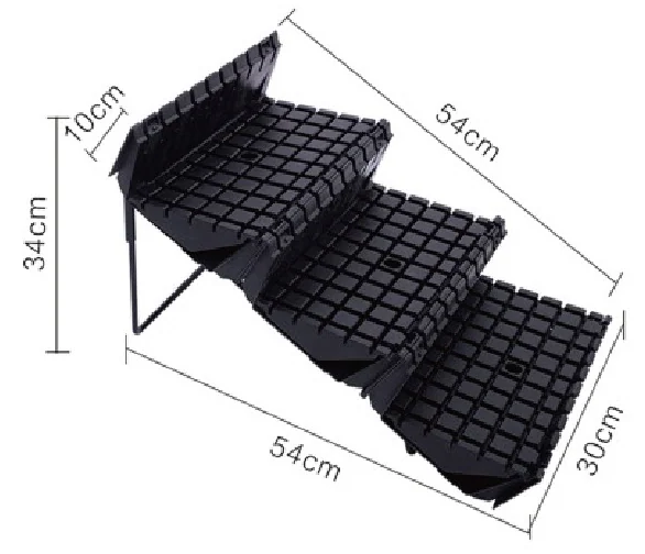 Two-Tier Adjustable Display Stand 30*36