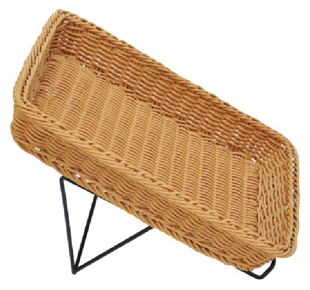 Rattan Basket Left Inclined Stand