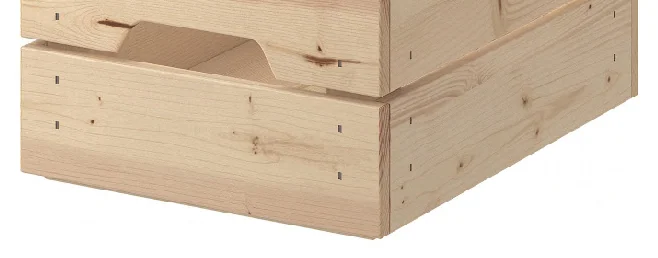 3-Tier Slatted Wooden Box B